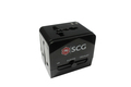  IY170 Universal Adaptor with 2 ports USB Charger